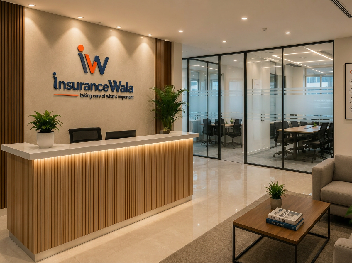 InsuranceWala office reception in C-Scheme, Jaipur
